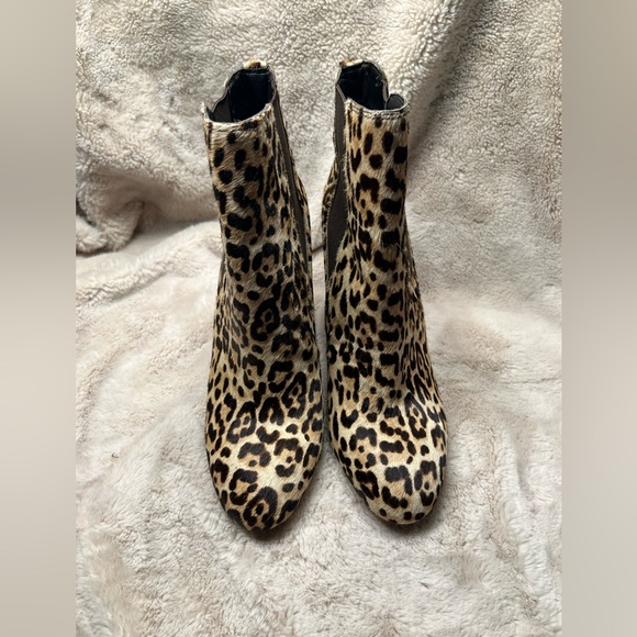 Sam Edelman Size 8.5 Cow Hair On Hide Pull On Chelsea Boots - Picture 4 of 10